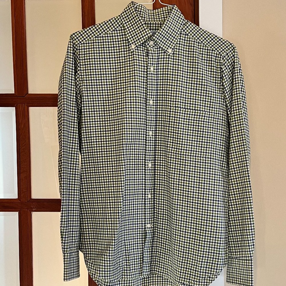 Luciano Brandi Gingham Dress Shirt